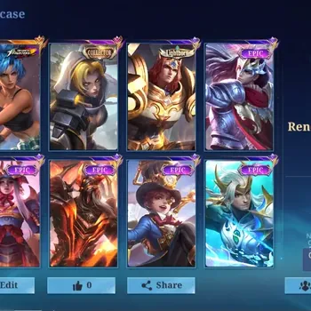 Mobile Legends: Bang Bang Accounts Collector Hero 131 Skin 250 | KOF karina | CC Natalia | Dtamer Valir | Seiya Badang