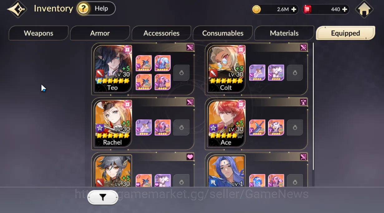 Seven Knights Re:Birth Accounts Re:BIRTH [Global Best Starter] 6 Legendary (Teo T1 image 3