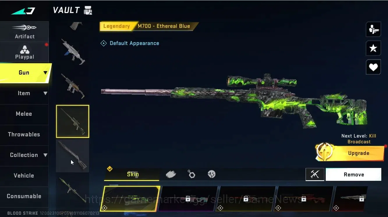 Blood Strike Accounts ASIA|Collab [MCX-EVA-0]|Legendary [ETHAN-Codebreak image 7