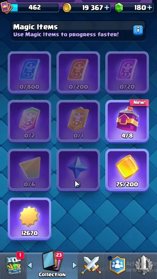 Clash Royale Accounts Lv 462|Trophy 3701|KTL 10|Card 56/121|1 Hero 2 EVO image 11