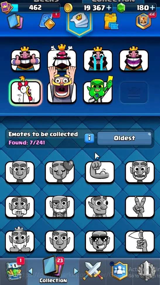 Clash Royale Accounts Lv 462|Trophy 3701|KTL 10|Card 56/121|1 Hero 2 EVO image 12