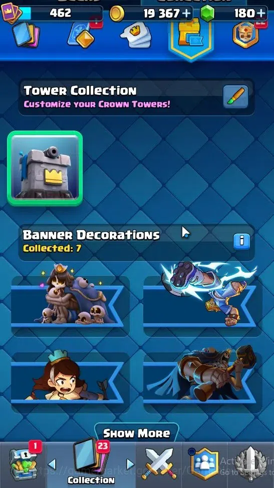 Clash Royale Accounts Lv 462|Trophy 3701|KTL 10|Card 56/121|1 Hero 2 EVO image 13