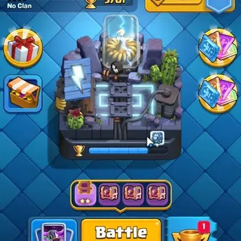 Clash Royale High-End Lv 462|Trophy 3701|KTL 10|Card 56/121|1 Hero 2 EVO image 1
