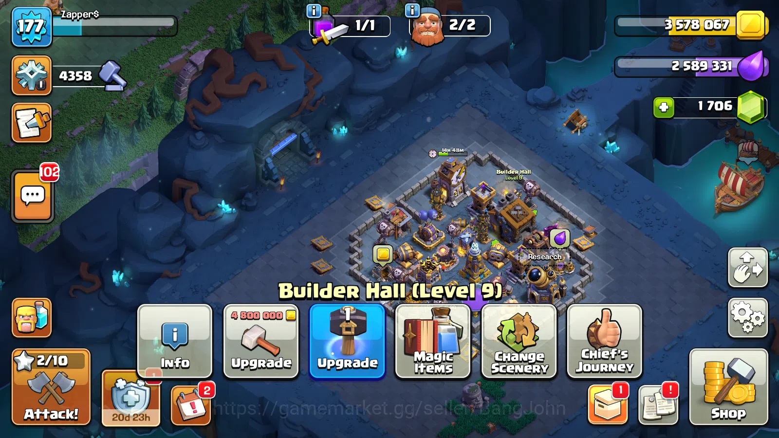 Clash of Clans Accounts TH 14-BH9|LVL 177|HH8|BK73,AQ82,MP51,GW51,RC29 CN  image 5