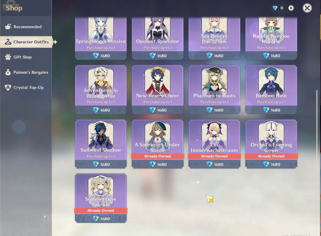 Genshin Impact Accounts End Game 18