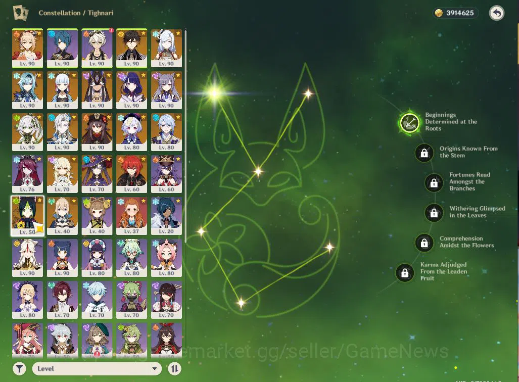 Genshin Impact Accounts End Game 6