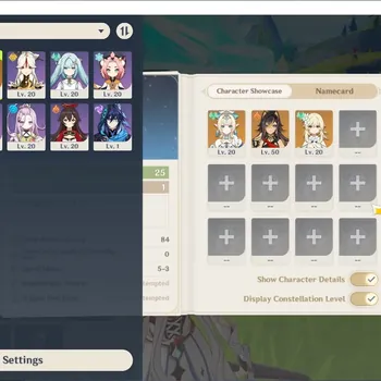 Genshin Impact Accounts Reroll Asia|AR 25| 1 Limited (Vesna) + 1 Standard (Dehya) | All Unset | Low Main Quest & Map Explore