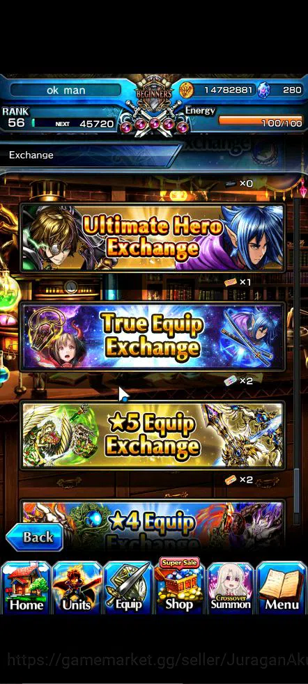 Grand Summoners Accounts Starter Global|Rank 56|6 Ascend |AcceleratorTW,IllyaTW,IsliidPinnacle,LM 12