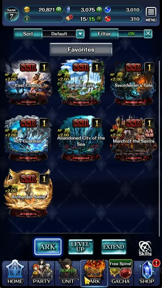 Last Cloudia Accounts GLOBAL|Rank 7|3K Crystal|Collab Brave Frontier (Fi image 5