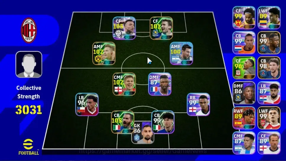 eFootball Accounts Legends & Iconic Players Android|4 Epic Leonardo Bonucci,Marco Reus,Steven Gerrard,Andriy|Show Time 1