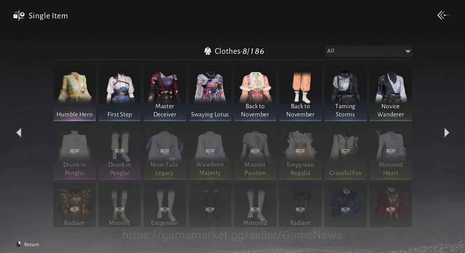 Where Winds Meet Accounts Global|Starter Diff Legend|Lv 70|GS 15K|Graceful F image 13