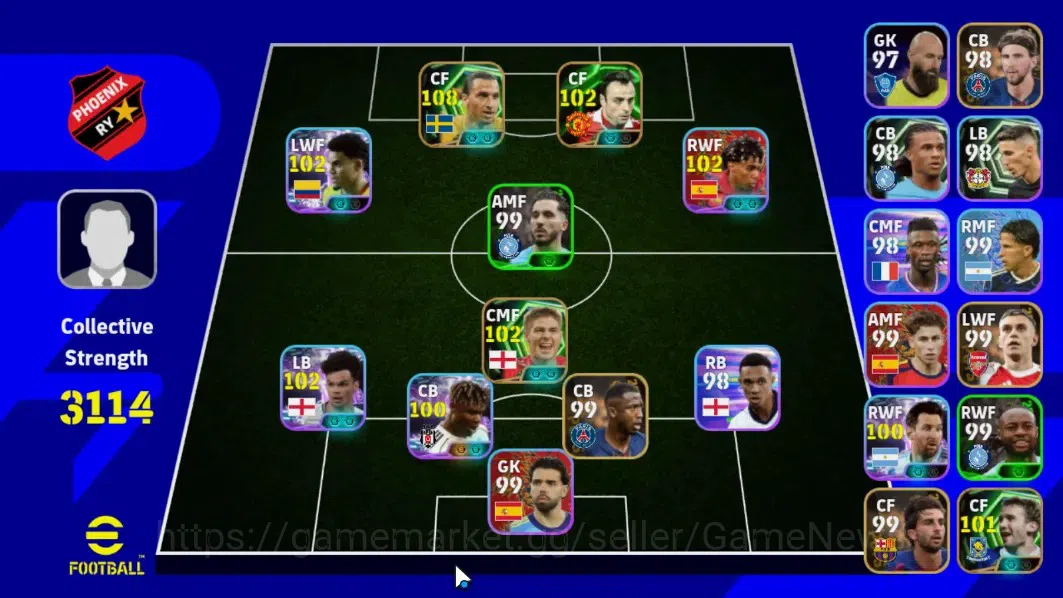 eFootball Accounts Android|Epic Zlatan Ibrahimovic,Steven Gerrard,Sho image 1