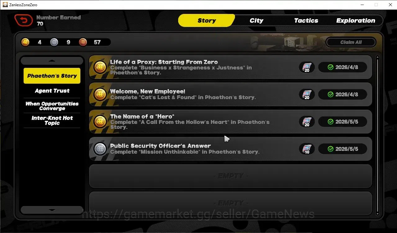 Zenless Zone Zero Accounts ASIA|IK 37|S1 Ch3|3 Limited[Promeia+Sign,Cissia,Yi image 13