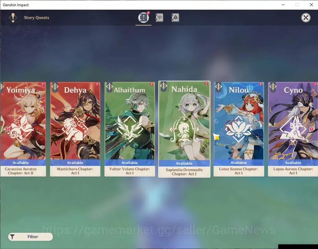 Genshin Impact Accounts ASIA|AR 56|Mavuika PremTeam|9 Limit+3(*5WeP)|Xilon image 15