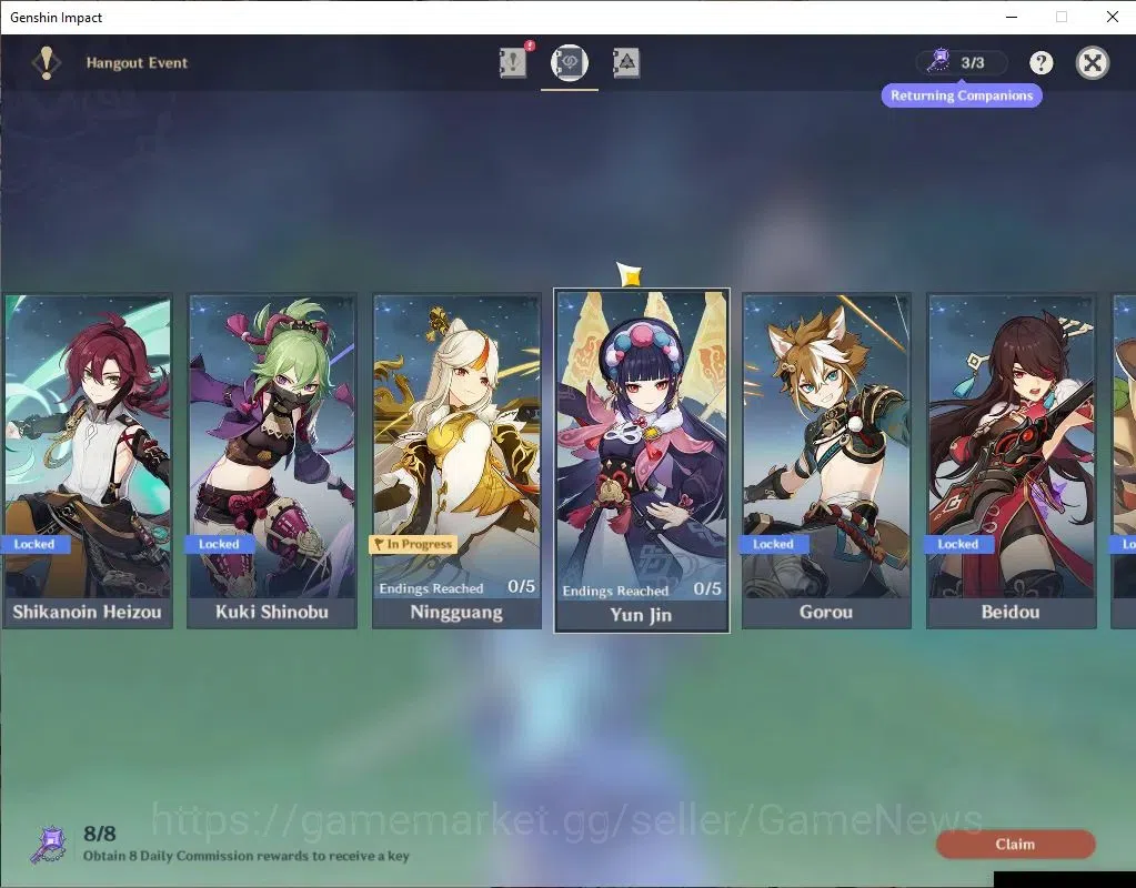 Genshin Impact Accounts ASIA|AR 56|Mavuika PremTeam|9 Limit+3(*5WeP)|Xilon image 18