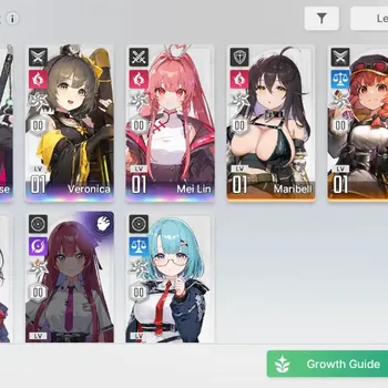 Chaos Zero Nightmare Accounts Global|Lv6|3 SSR:Rossweisse,Veronica,MeiLin|6