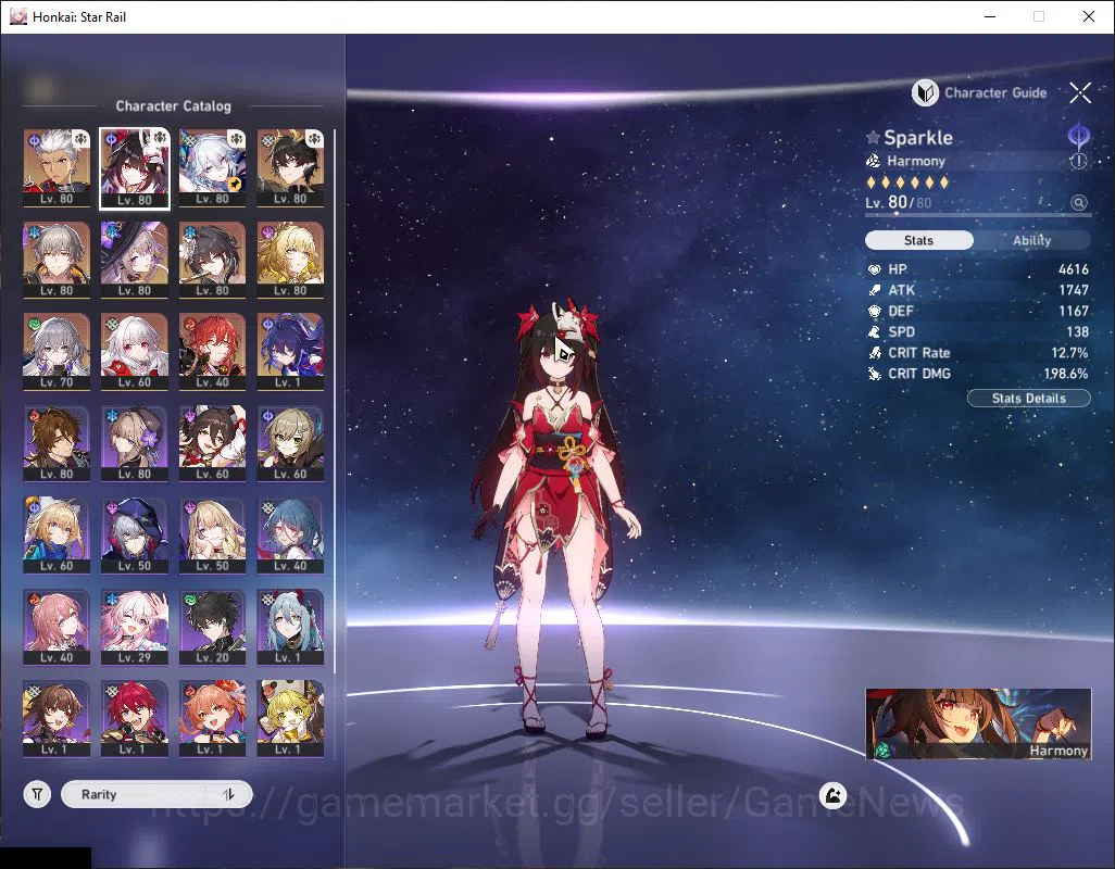 Honkai Star Rail Accounts Asia|TL 67|7 Limited|[The Herta E2,Aglaea E1,Spark image 4