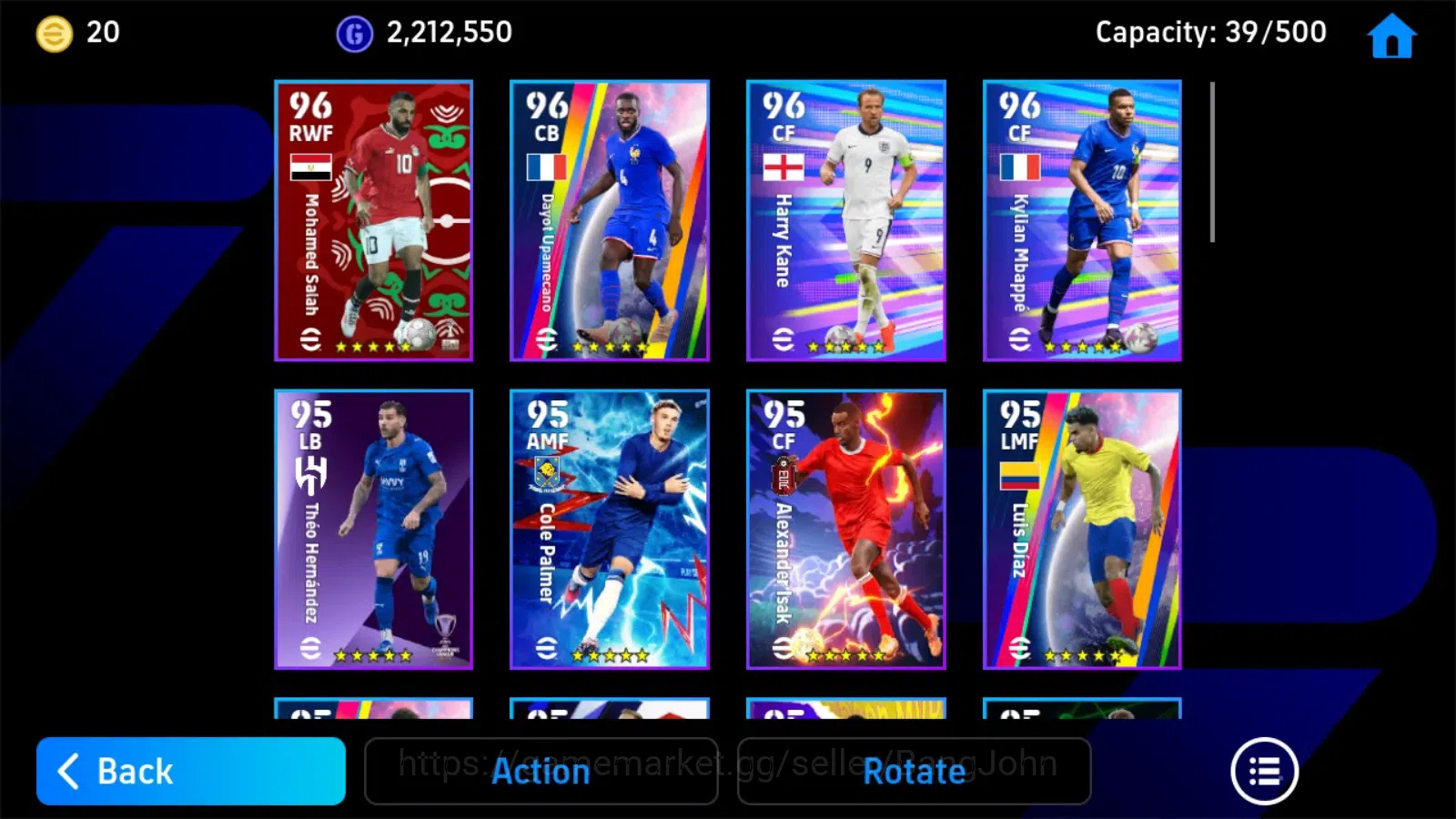 eFootball Accounts ANDROID|PW 3123|Gattuso epic,rashford,messi,hadji  image 3