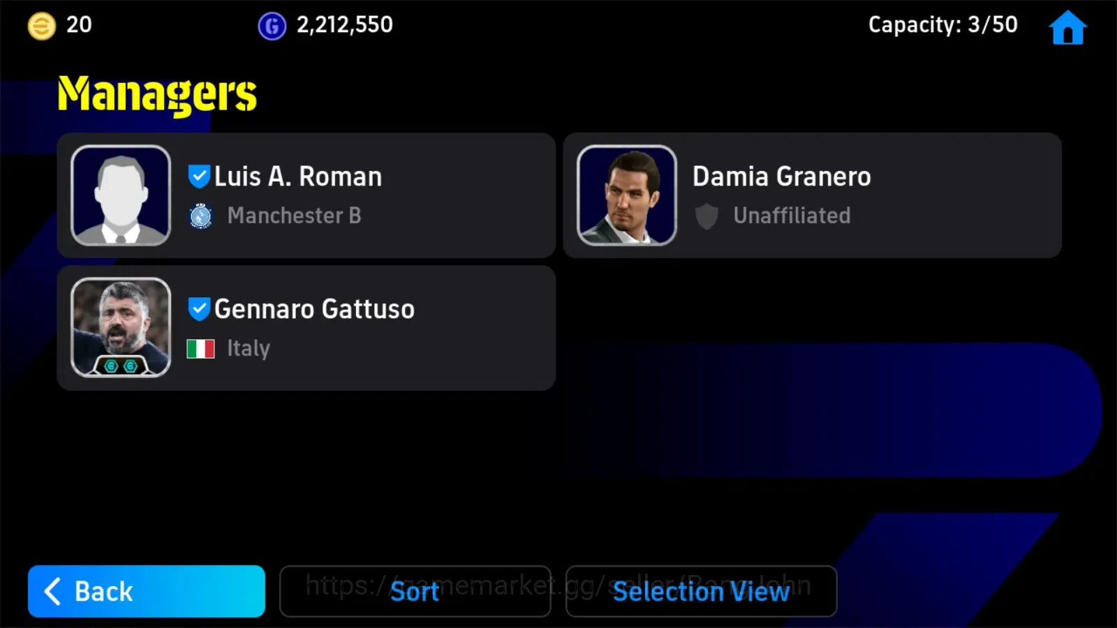 eFootball Accounts ANDROID|PW 3123|Gattuso epic,rashford,messi,hadji  image 4