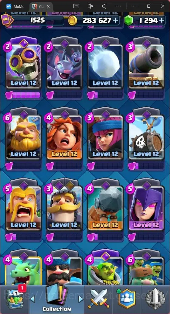 Clash Royale Accounts Global |CL 1525|KTL 15|Trophy 11530|121 Cards|4 Ma image 10