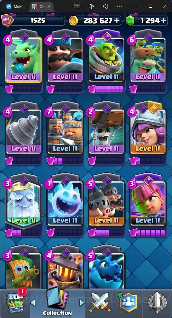 Clash Royale Accounts Global |CL 1525|KTL 15|Trophy 11530|121 Cards|4 Ma image 11