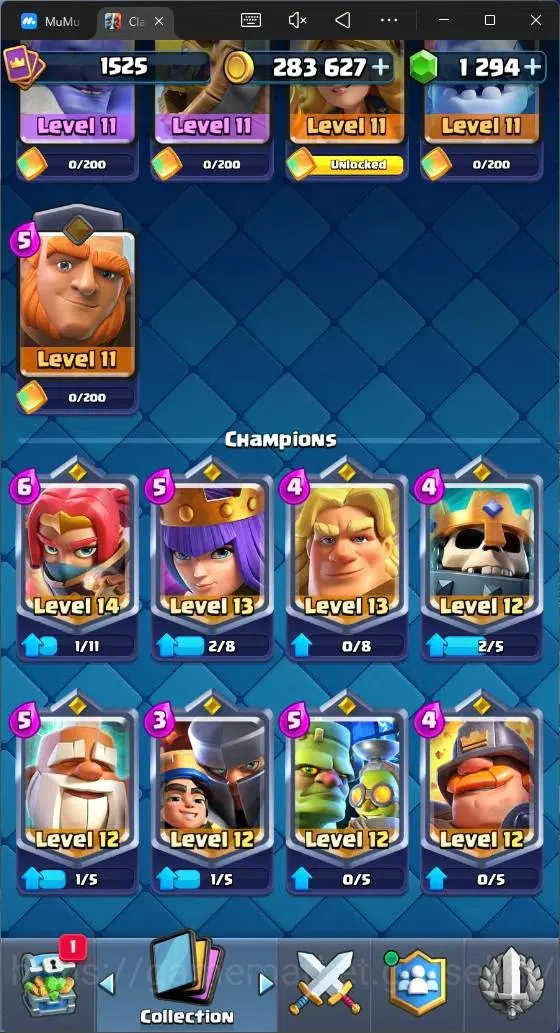 Clash Royale Accounts Global |CL 1525|KTL 15|Trophy 11530|121 Cards|4 Ma image 13