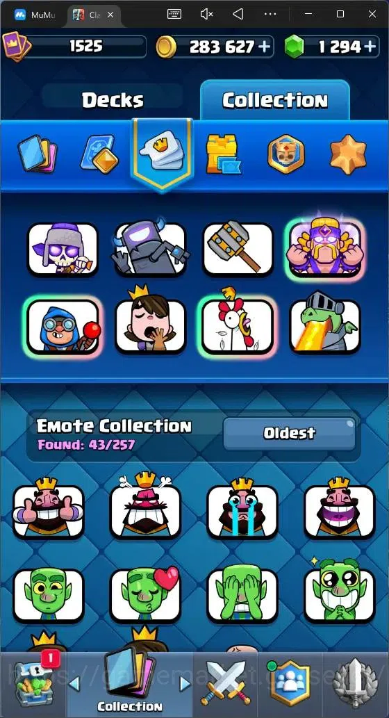 Clash Royale Accounts Global |CL 1525|KTL 15|Trophy 11530|121 Cards|4 Ma image 16