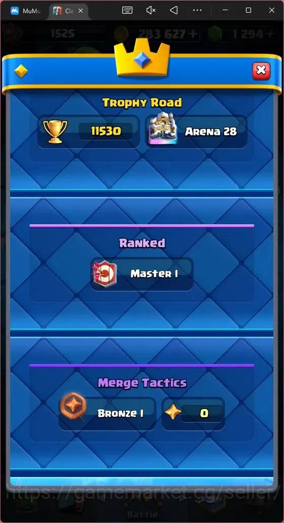 Clash Royale Accounts Global |CL 1525|KTL 15|Trophy 11530|121 Cards|4 Ma image 4