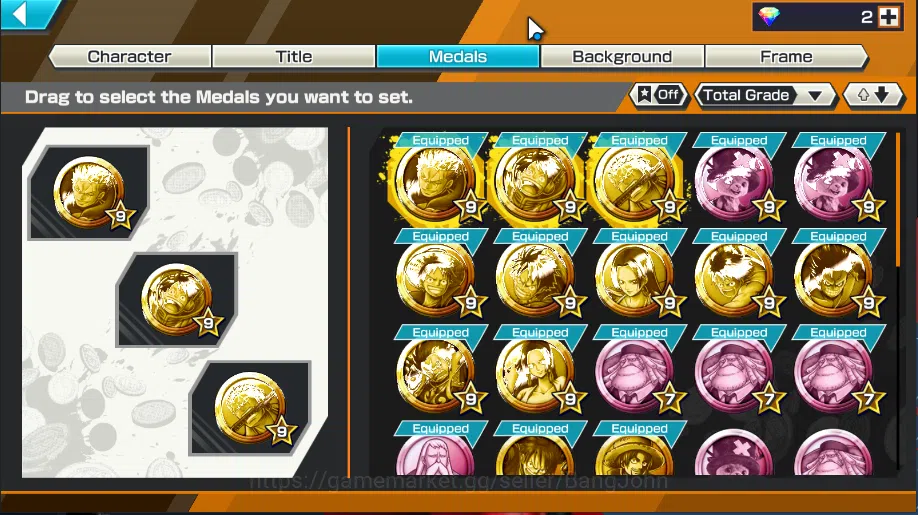 One Piece Bounty Rush Accounts GLOBAL | ex 3 | borsalino, DD shanks, FILM R shank image 11