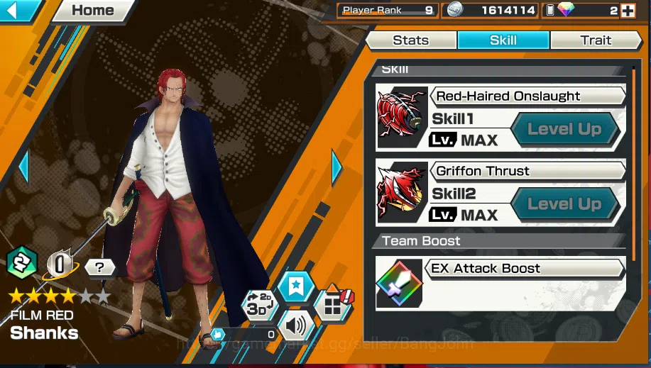 One Piece Bounty Rush Accounts GLOBAL | ex 3 | borsalino, DD shanks, FILM R shank image 6