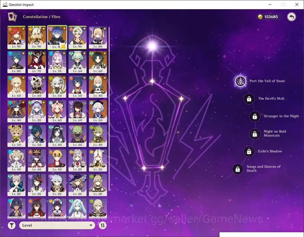 Genshin Impact Accounts Mid Game ASIA|Ready Gacha|AR 55|6 limited + 2(*5Weapon)|FlinsC1,Xiao+Sign,Etc|15k Primo|11 IF|15 3