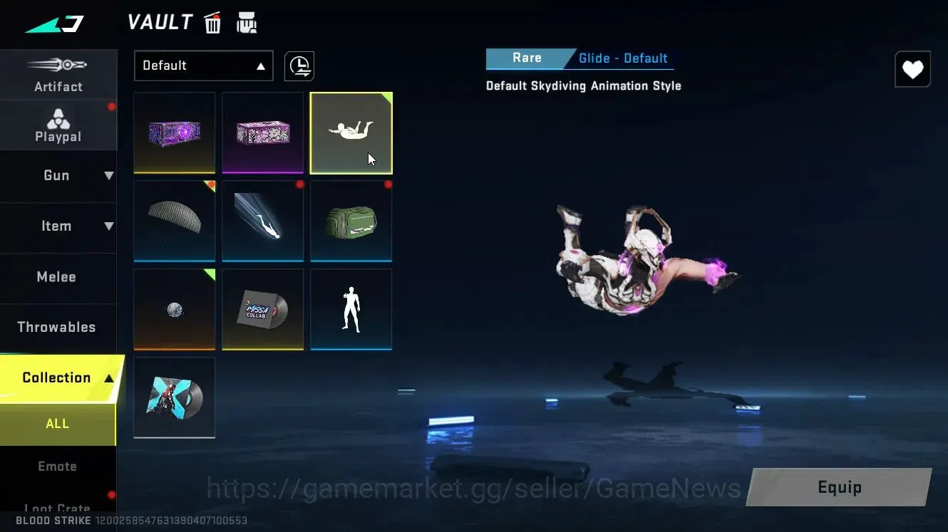 Blood Strike Accounts Rare Skin ASIA|ULTRA (ZERO-Nullifier)|Legendary Guns(MP5-Explorer,KALA-Undercurrent,QBZ95-Blood)|Loot 10