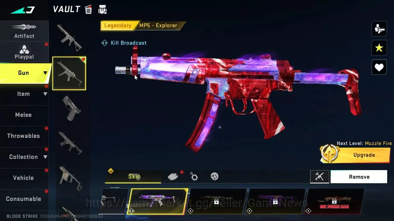 Blood Strike Accounts Rare Skin ASIA|ULTRA (ZERO-Nullifier)|Legendary Guns(MP5-Explorer,KALA-Undercurrent,QBZ95-Blood)|Loot 5