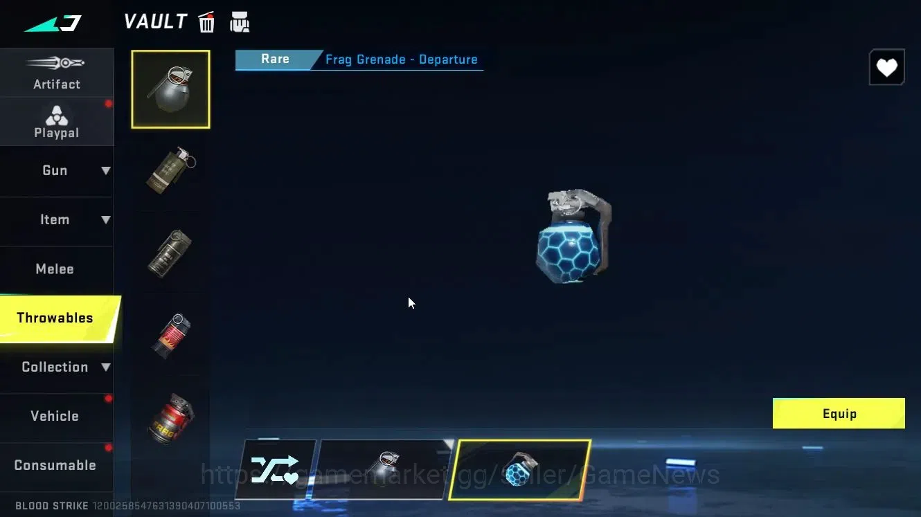 Blood Strike Accounts Rare Skin ASIA|ULTRA (ZERO-Nullifier)|Legendary Guns(MP5-Explorer,KALA-Undercurrent,QBZ95-Blood)|Loot 8