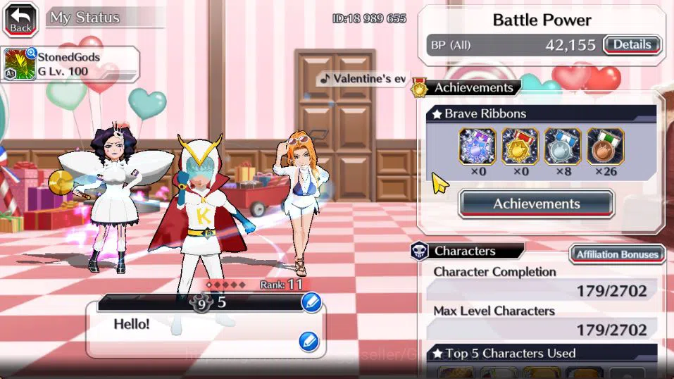 Bleach: Brave Souls Accounts [GLOBAL]6k Orbs+Fresh All Story|Rangiku Swimsuit24 image 2