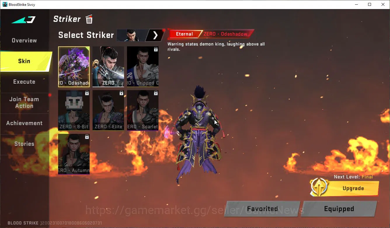 Blood Strike Accounts ASIA|ETERNAL [ZERO-ODA]+3 ULTRA[EMMA,VOLT,MELEE-Sc image 10