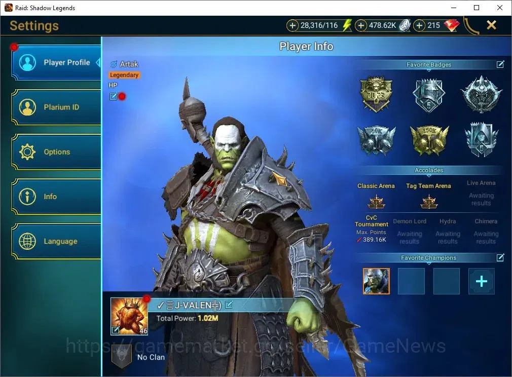 Raid: Shadow Legends Accounts Mid-Game Lv 46|1M Power|19 Legend(Ninja,Artax,Ezio,Mc Angelo,Rae,Wukong,Alice,Etc)|28K 2