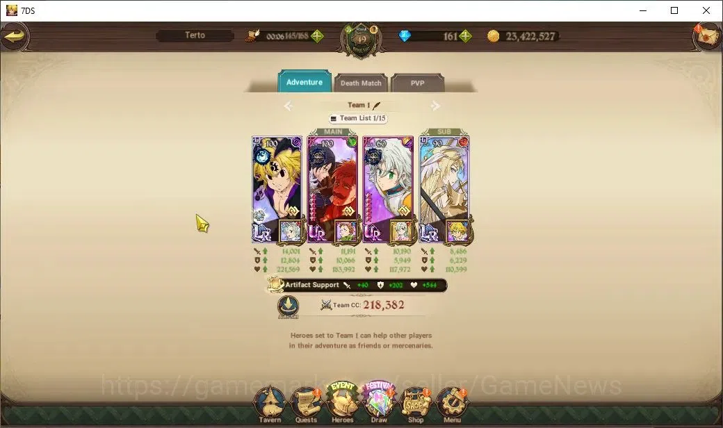 The Seven Deadly Sins: Grand Cross Accounts Global|1M CC|161 DM|22 LS|3 LR+7 UR|Nemesis Meliod image 8