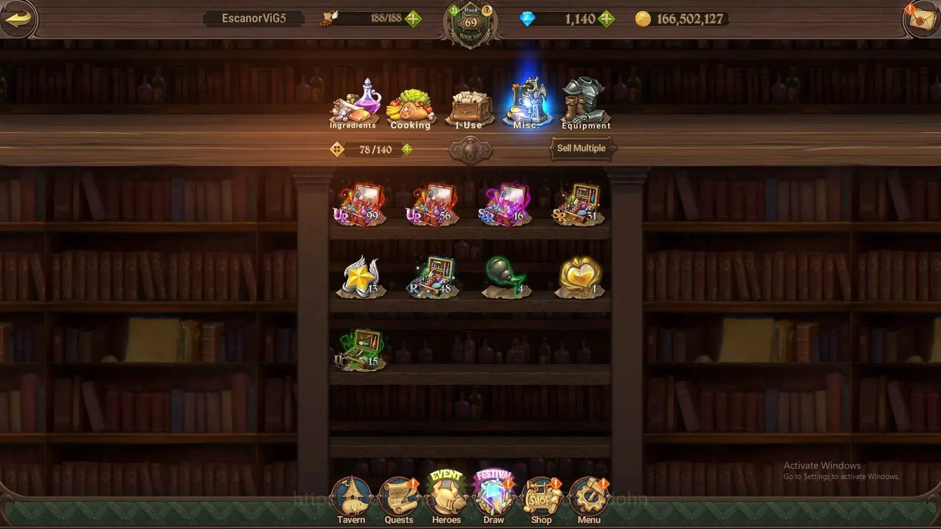 The Seven Deadly Sins: Grand Cross Accounts Global |709,184CC|1,140 Diamonds|LR 1+UR 2|LR P El image 3
