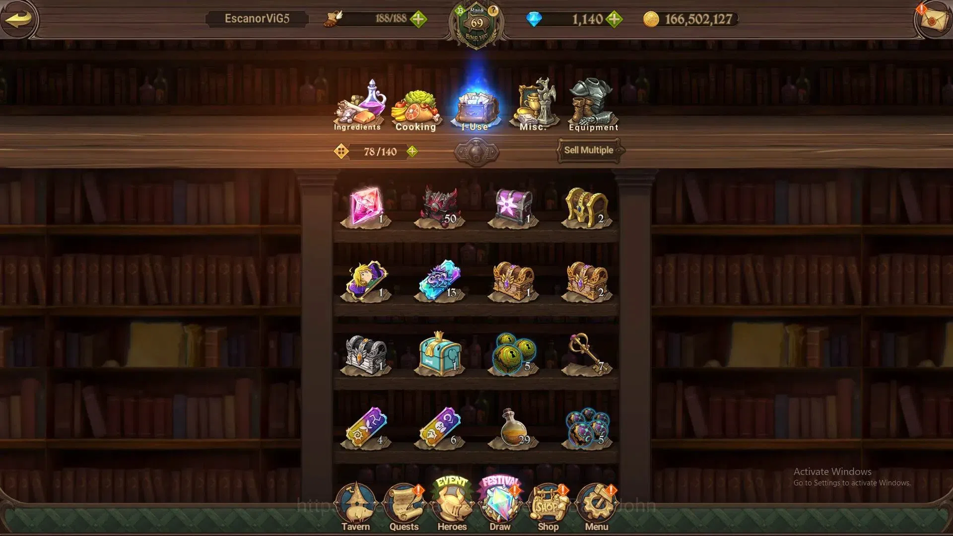 The Seven Deadly Sins: Grand Cross Accounts Global |709,184CC|1,140 Diamonds|LR 1+UR 2|LR P El image 4