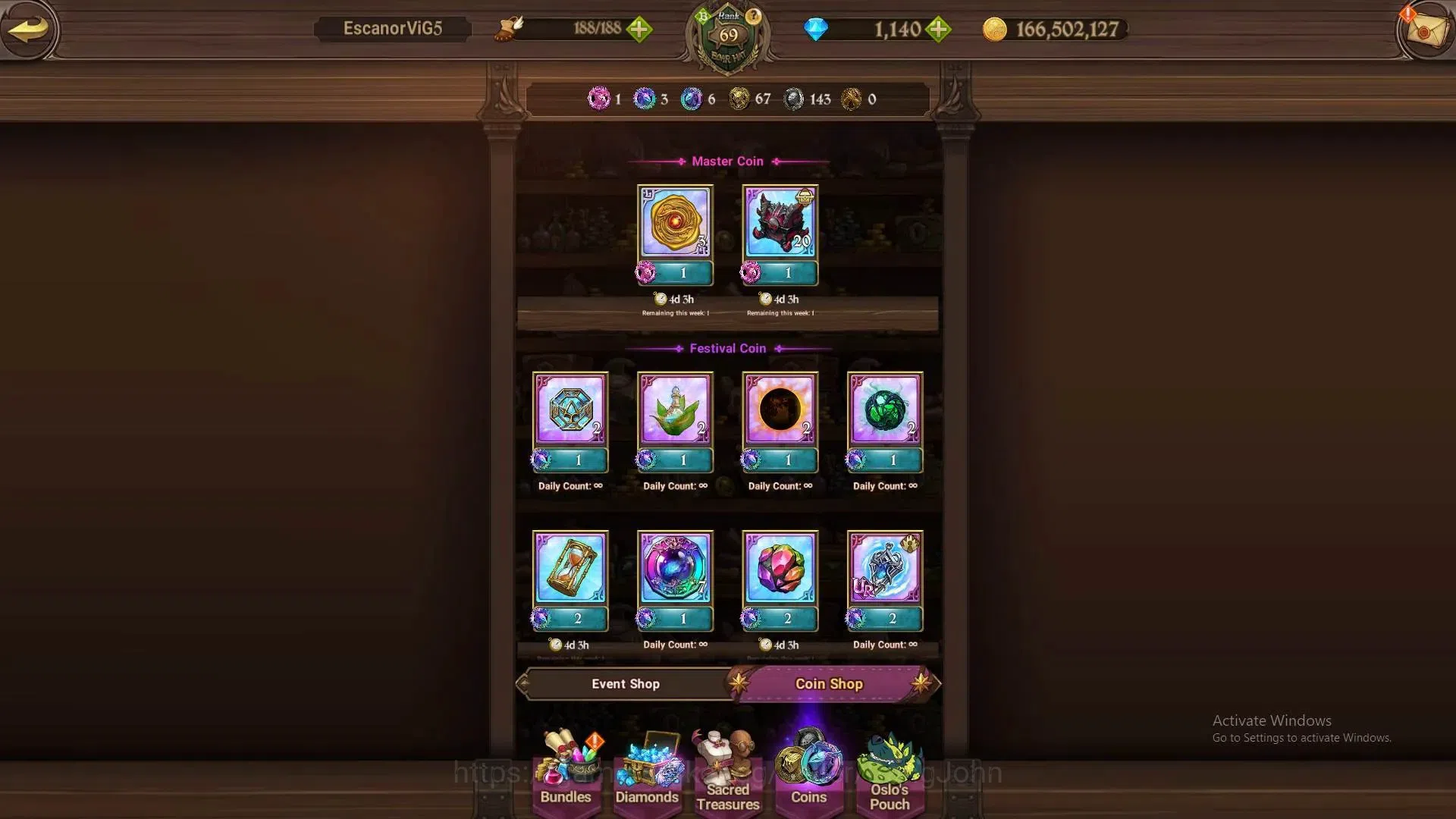 The Seven Deadly Sins: Grand Cross Accounts Global |709,184CC|1,140 Diamonds|LR 1+UR 2|LR P El image 8