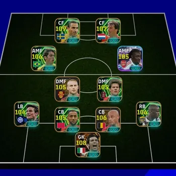 eFootball Accounts High-End =[ Anchor Man ]= Strength 3282+ ]= ➜ Ibrahimovic ➺ Van Nisterlooij ➜ Kaka ➺ Eze ➜ Thuram