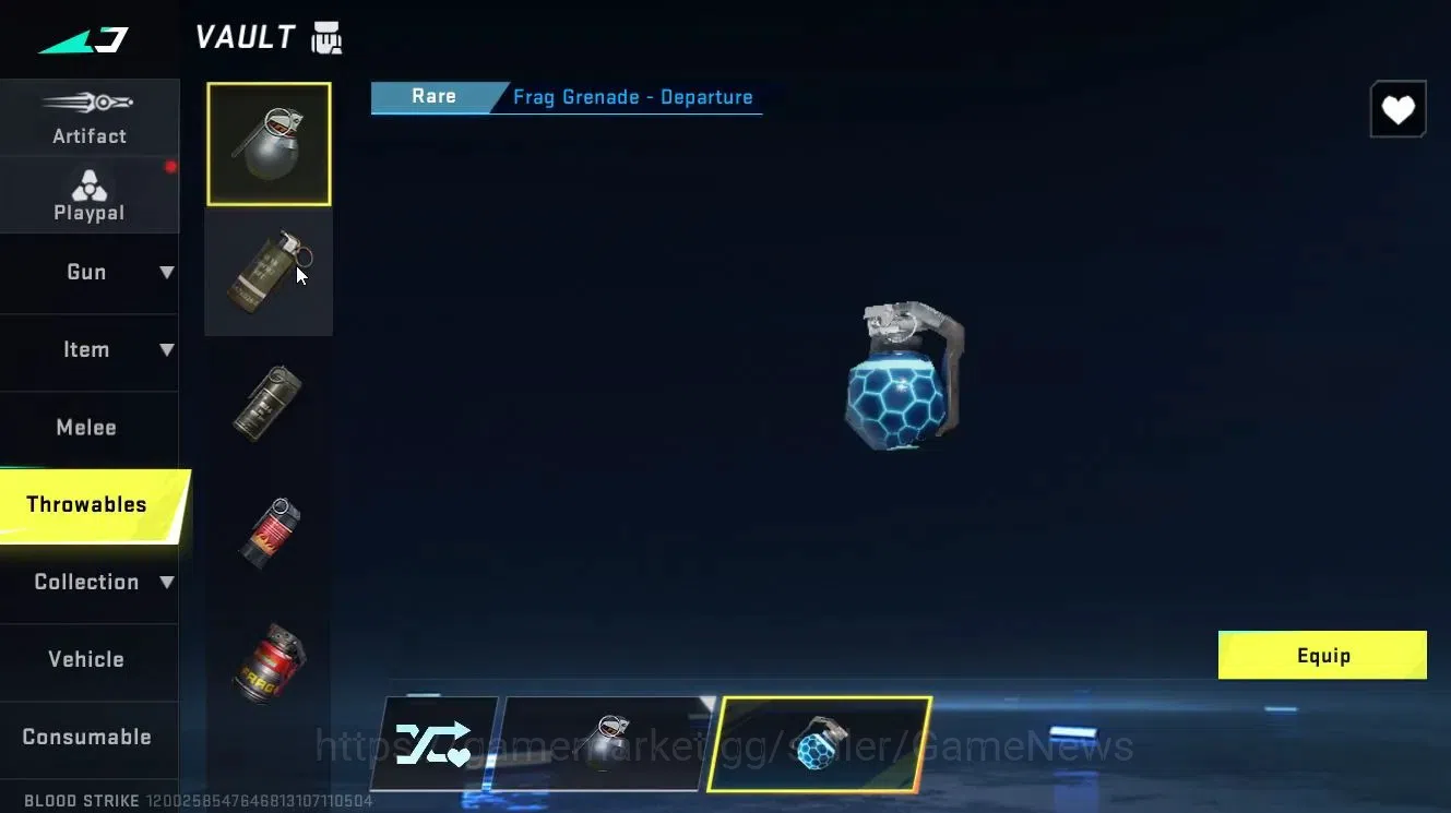 Blood Strike Accounts Collab Skin ASIA|Collab ENZO [NACHO-Enzo Coronation]|Legendary Skydive-Trail, Emote-Throne|Change 7