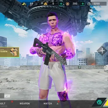 Blood Strike Accounts Collab Skin ASIA|Collab ENZO [NACHO-Enzo Coronation]|Legendary Skydive-Trail, Emote-Throne|Change