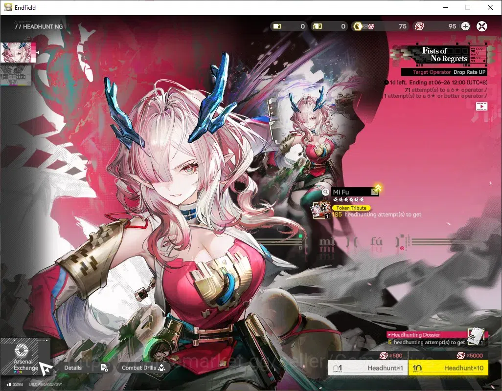 Arknights: Endfield Accounts ASIA|Lv 54|8 SSR (5 Limit) + 12 (*6 Wep)|[Rossi,Yv image 11