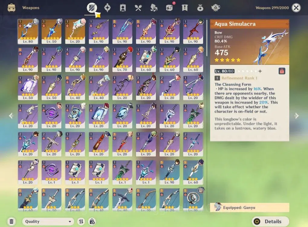 Genshin Impact Accounts ASIA|AR56|8Limited+3(*5Weapon)|HuTao,Xiao,Kazuha,K image 5