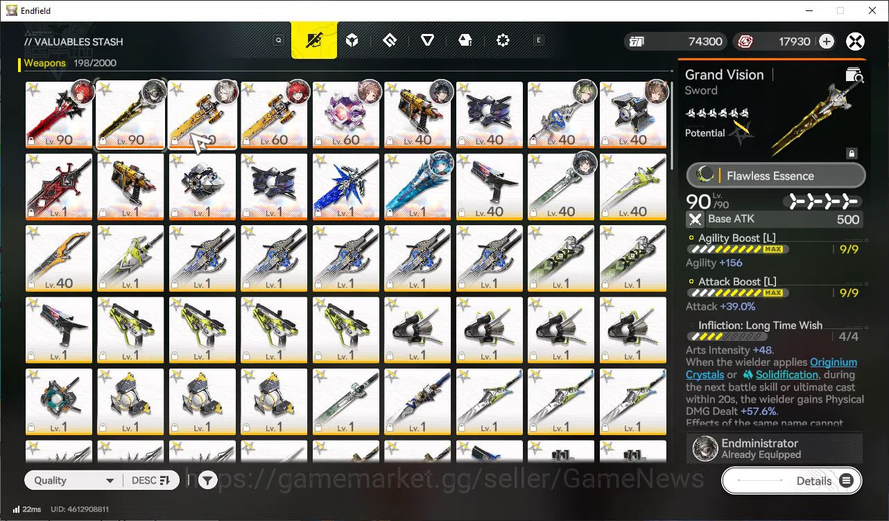 Arknights: Endfield Accounts Asia Lv55 18K Oro([Laeva,Gilberta,Last RiteP2,Embe image 19