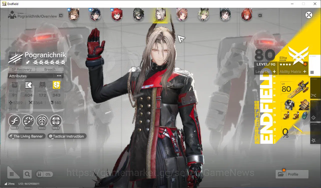 Arknights: Endfield Accounts Asia Lv55 18K Oro([Laeva,Gilberta,Last RiteP2,Embe image 4