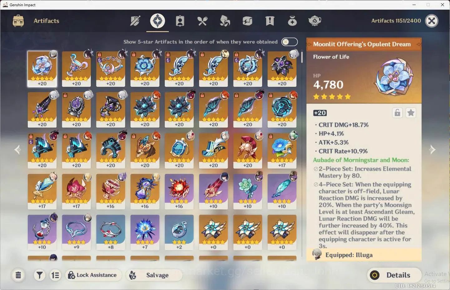 Genshin Impact Accounts ASIA | AR 57 | 5 Limit (Mavuika,Zibai,Chasca,Colum image 5