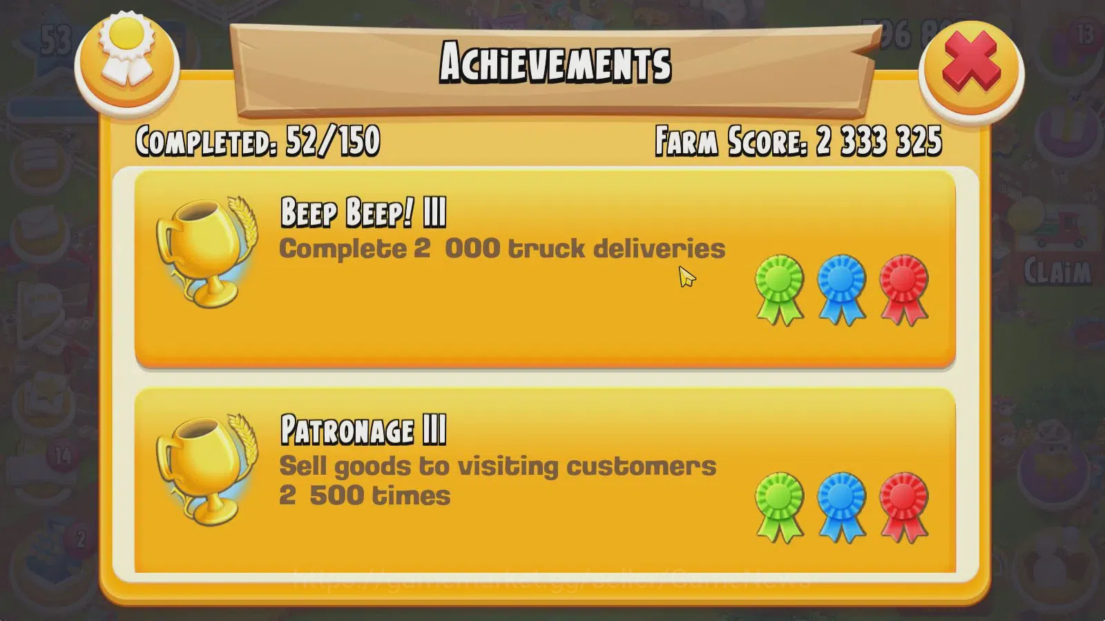 Hay Day Accounts Level 53 | Barn Storage 3000 + Silo Storage 800 |  image 10